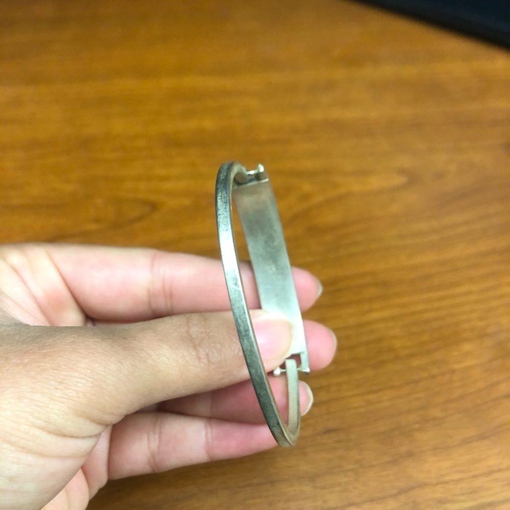Vintage alpaca Mexican bracelet - Picture 2 of 6